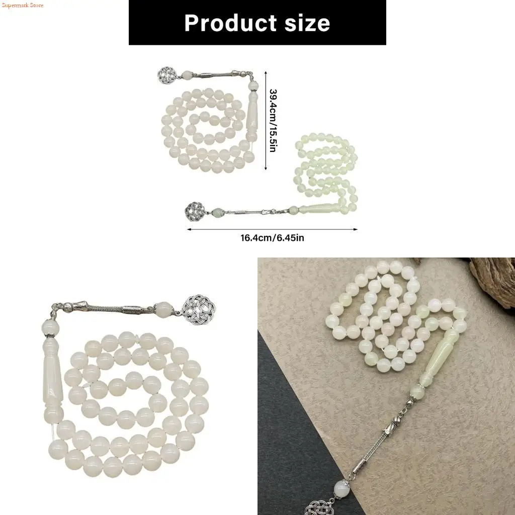 Q5WE UV Reactive Bead Bracelet Changes Color Under Sunlight Fashion Jewelry Piece