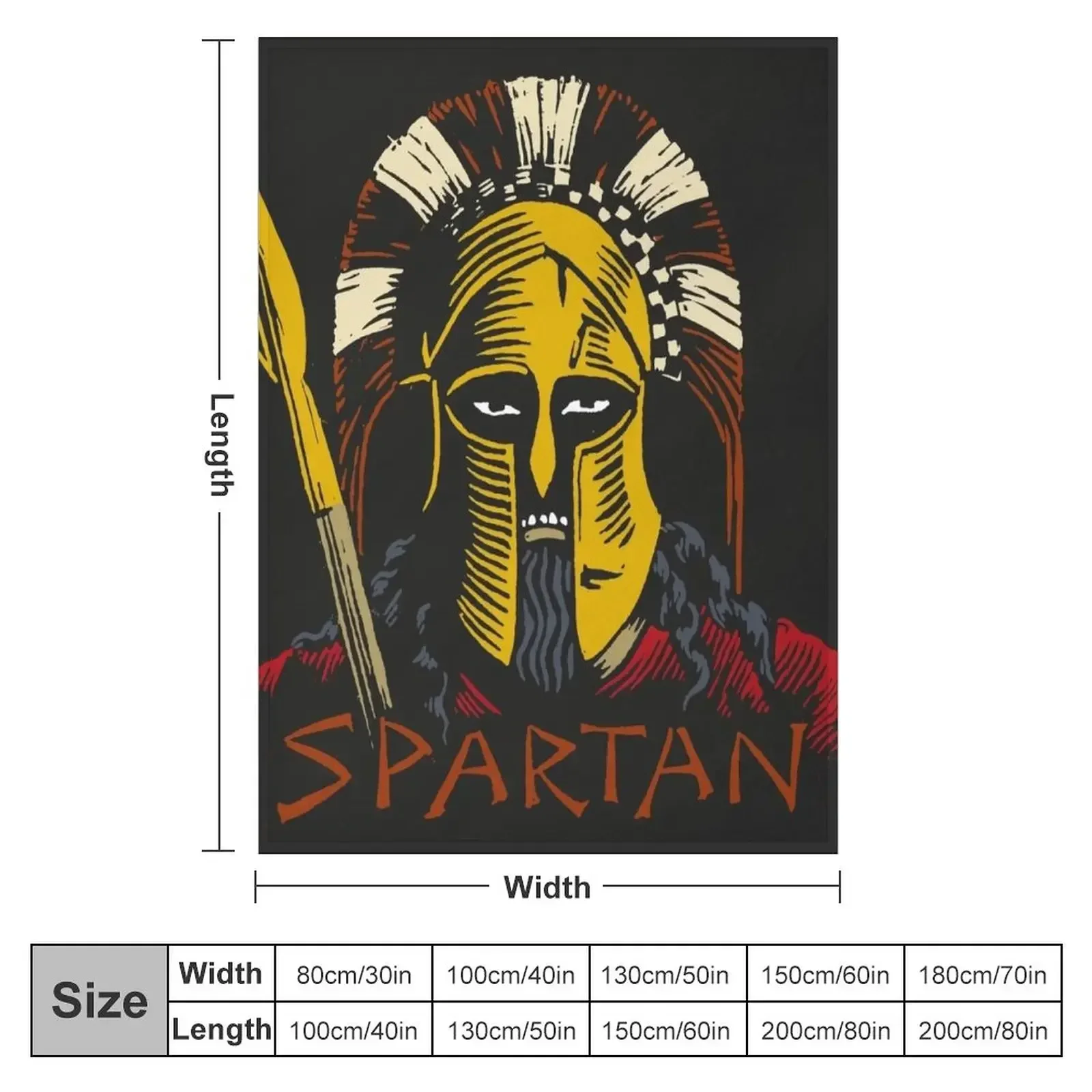 Spartan Throw Blanket halloween Giant Sofa Luxury Throw Blankets