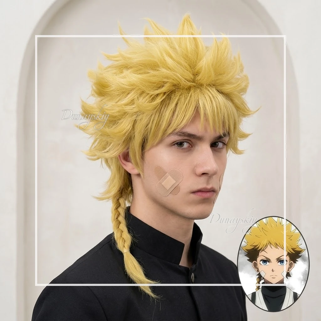parrucca-anime-con-capelli-gialli-a-spicchi-treccia-monofacciale-parrucca-cosplay-della-maschera-di-vermilion-capelli-soffici-e-spiumati-per-comic-con-e-giochi-di-ruolo