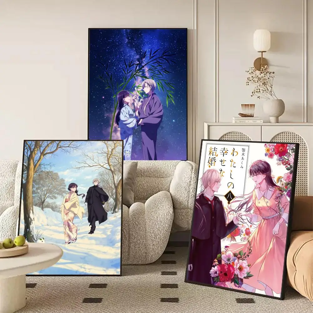 My Happy M-Marriage TV SHOW Poster Self-adhesive Art Waterproof Paper Sticker Coffee House Wall Decor