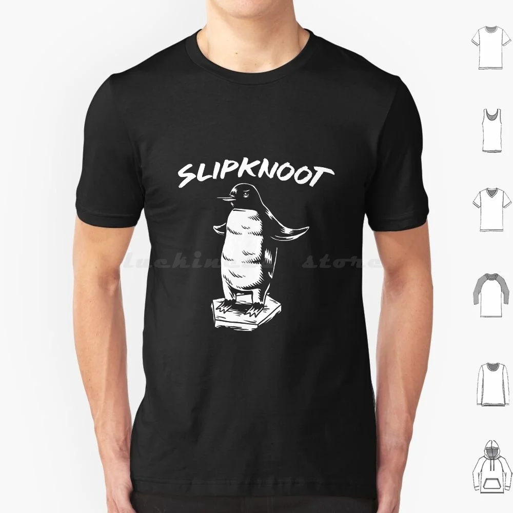 

Slipknoot Noot Penguin Death Metal Goth футболка 6xl хлопковая крутая футболка Slipknoot Noot Hard Goth Music Забавная футболка Death Metal