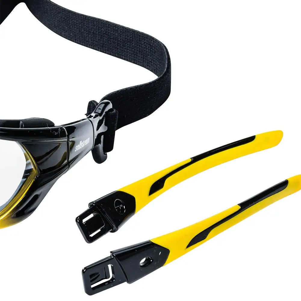 Lunettes de sécurité scellées à revêtement dur, lunettes de protection, anti-buée, lunettes teintées, balistique militaire américain, jaune, noir