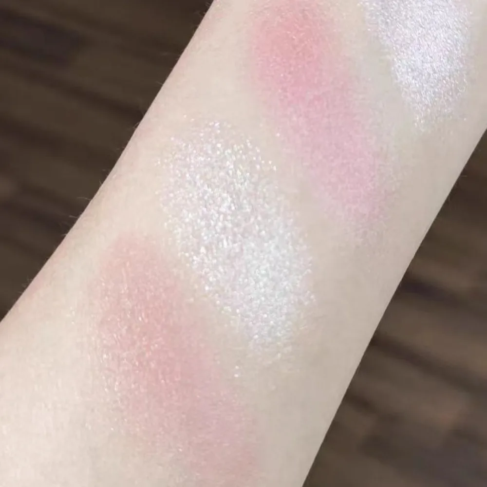 Love Heart 12 couleurs fard à paupières Palette paillettes fard à joues outil de maquillage fard à joues mettre en évidence Palette longue durée beauté