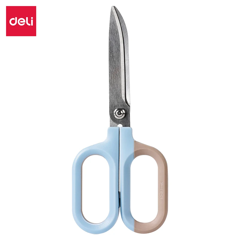 Deli 1 PC Nusign Scissors 3 Colors Stainless Steel Mini Portable NS056