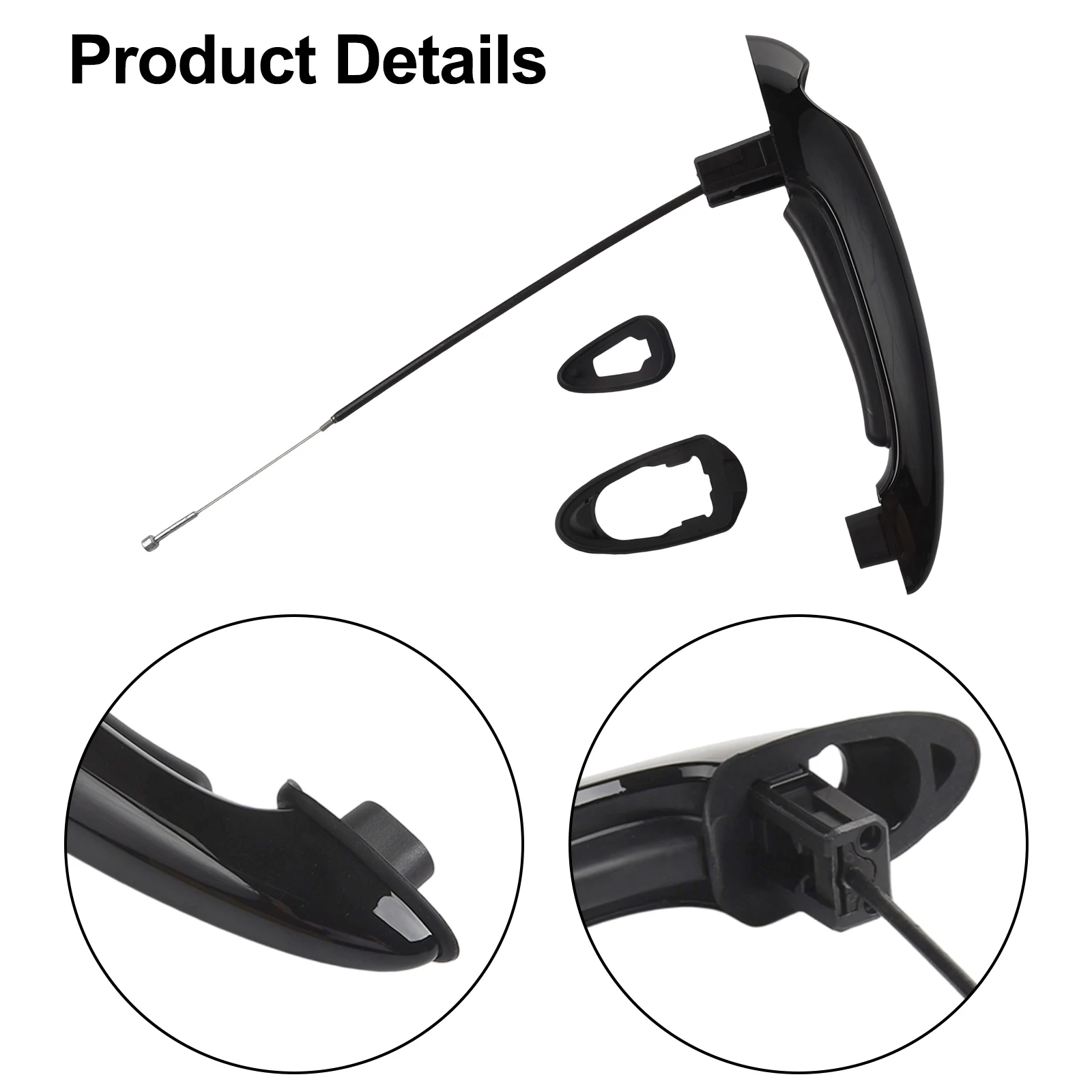 

Ручка передней двери прямой посадки для BMW Mini для моделей Cooper R50 R59 от 2002 до 2015, прочный пластиковый дизайн