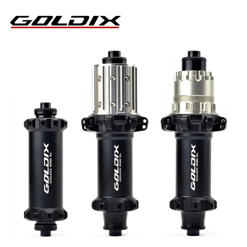 

GOLDIX R180sl ROAD Hub Ultra Light 20/24 Hole 2:1 Hub V-Brake Quick Release 36T Ratchet Hub for Shimano HG and SRAM XDR Freehub