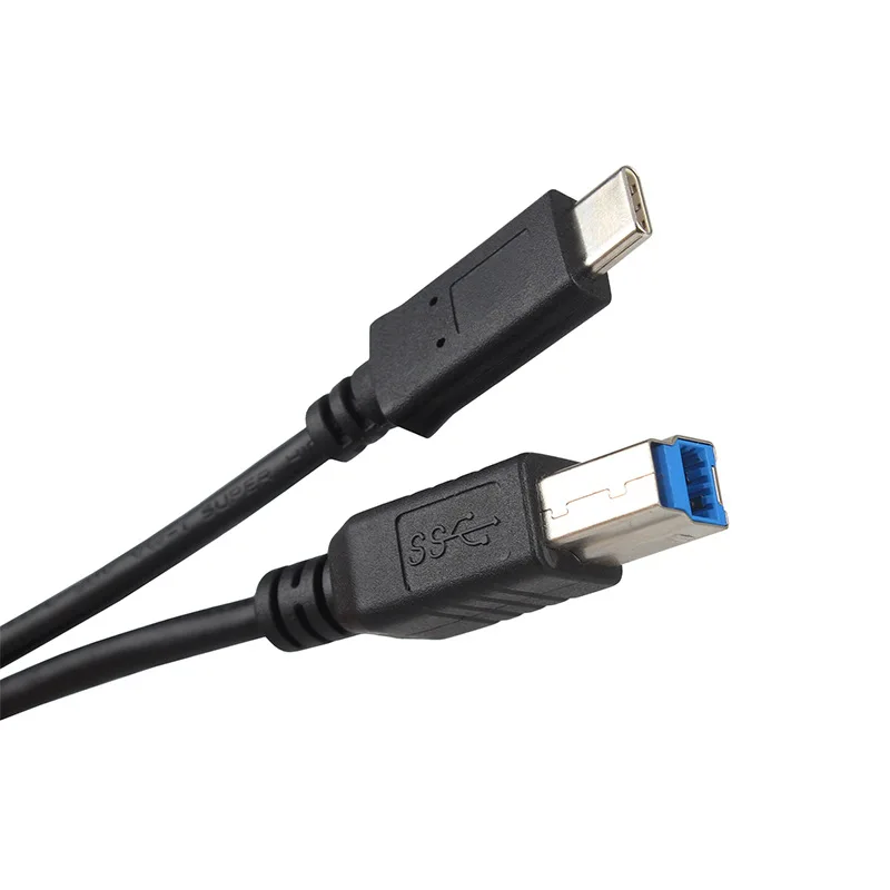 Kabel USB typu C do typu B USB 3.0 kompatybilny z nowym USB-C laptopem HP Canon Brother Epson Dell Samsung drukarka skaner