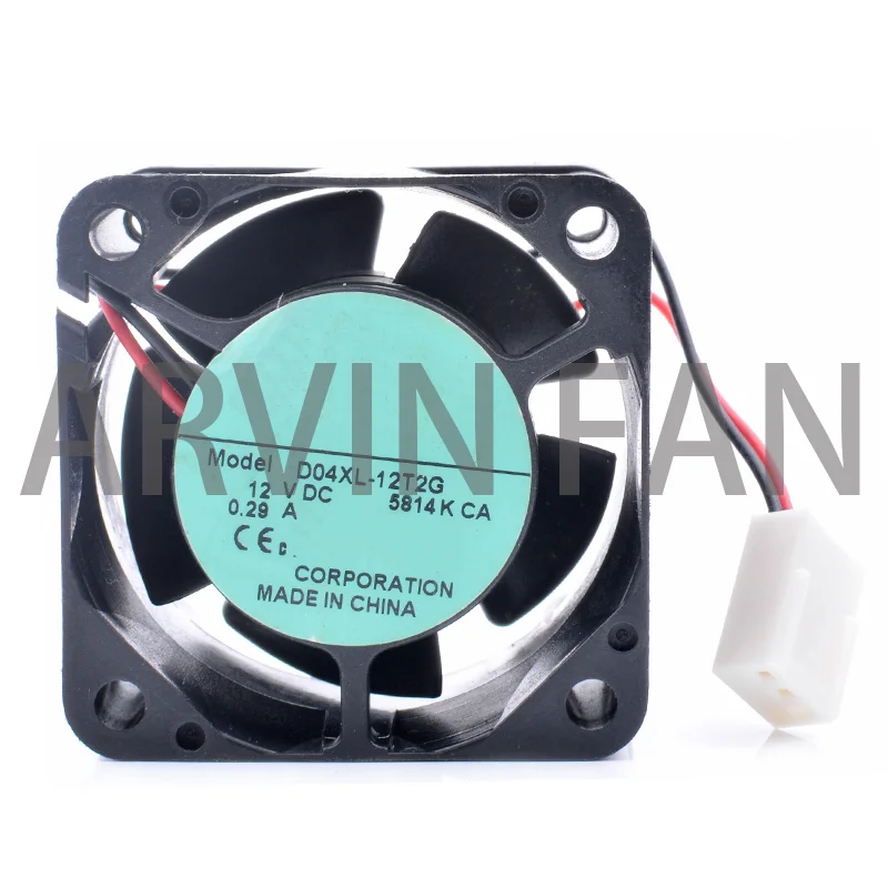 Brand New Original D04XL-12T2G 4cm 4028 40x40x28mm 12V 0.29A Server Power Cooling Fan