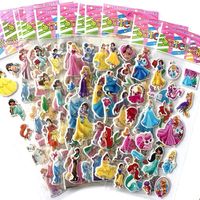 6PCS Disney Princess Snow White Stickers For Kids Funny Toys Cartoon Cute Anime cute Stickers