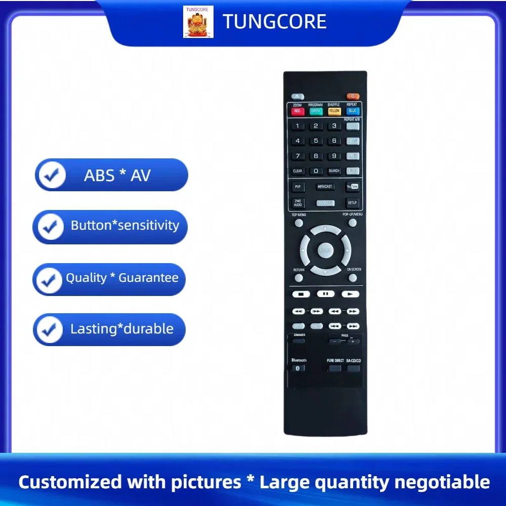 BDP127 Replacement Remote Control Fir for Yamaha BD-A1060 BDP130 BDP131 BD-A1040 BD-S477 BD-S677 BDP126 Blu-ray DVD Player