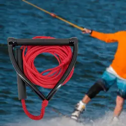 Water Ski Rope Wake Surf Rope Multifunctional Heavy Duty Wakeboard Rope Lightweight with Handle for Wakeboard Surfing Kneeboard