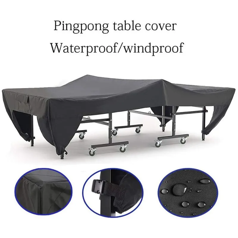 Outdoor Indoor Ping Pong Table Cover Waterproof Tennis Cover Storage Protect Dustproof Protector Furniture Case