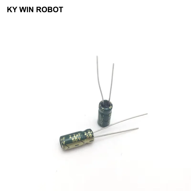 50pcs/lot 2.2UF 50V 2.2mf 105C 5X11mm Aluminum Electrolytic Capacitor 50V2.2UF radial lead 50pcs