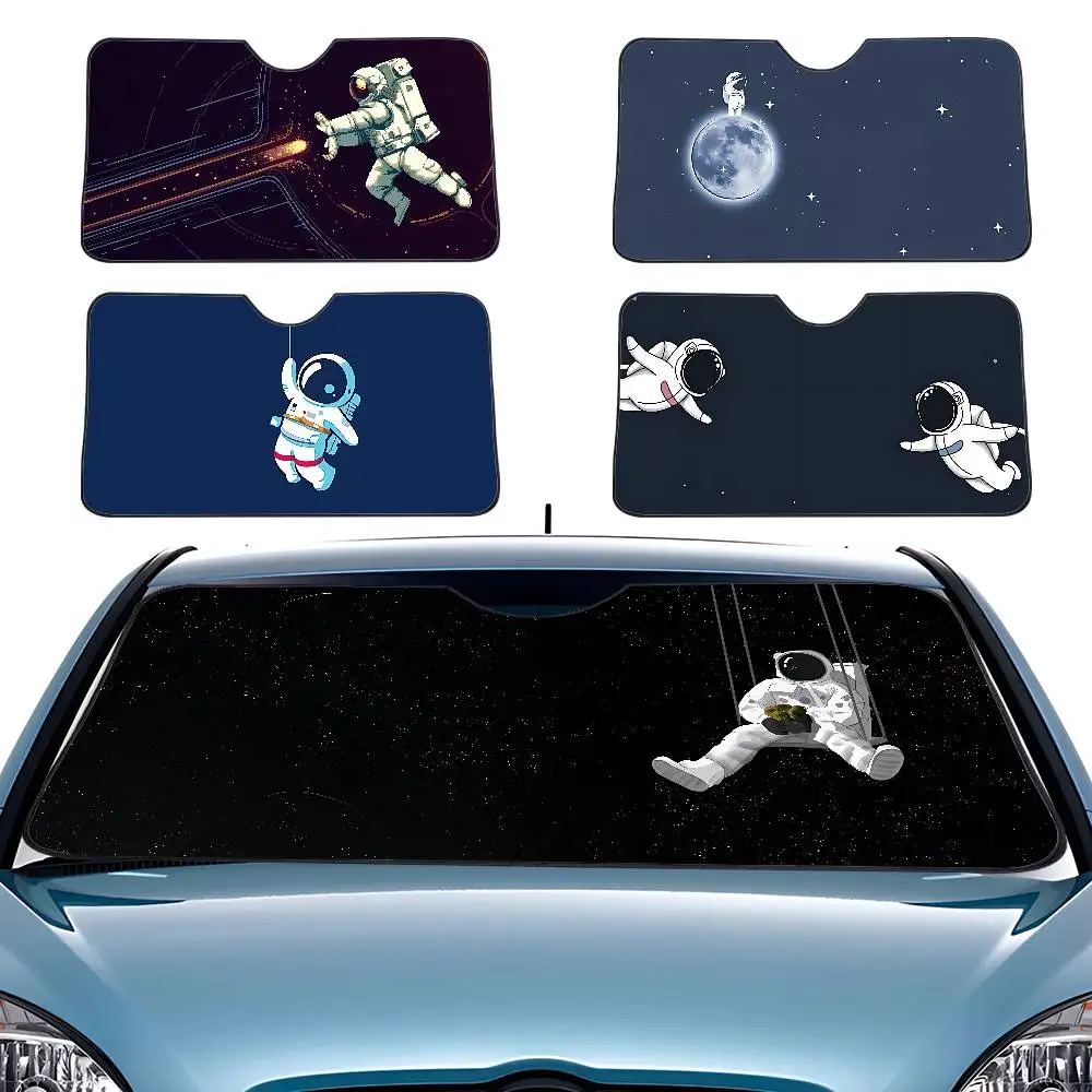 Space-astronauts Car SunShade Windscreen Cover Shade Car SunShade UV Rays Car Sun Visor Protector