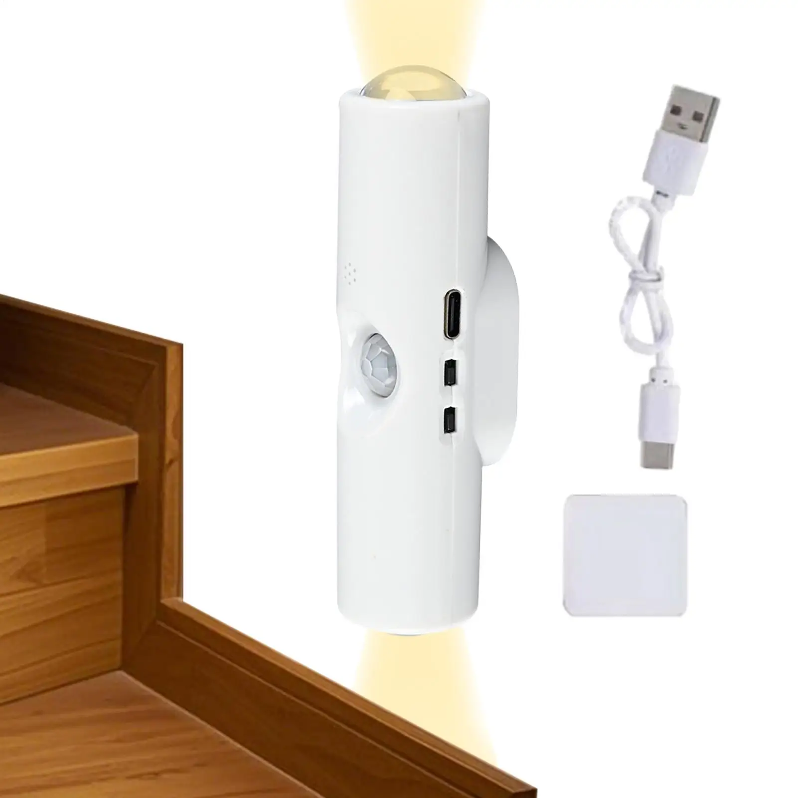 

Motion Sensor Light Battery Powered Motion Sensing Nightlight Portable Bright Wireless Lighting For Room Bedroom Kitchen Home