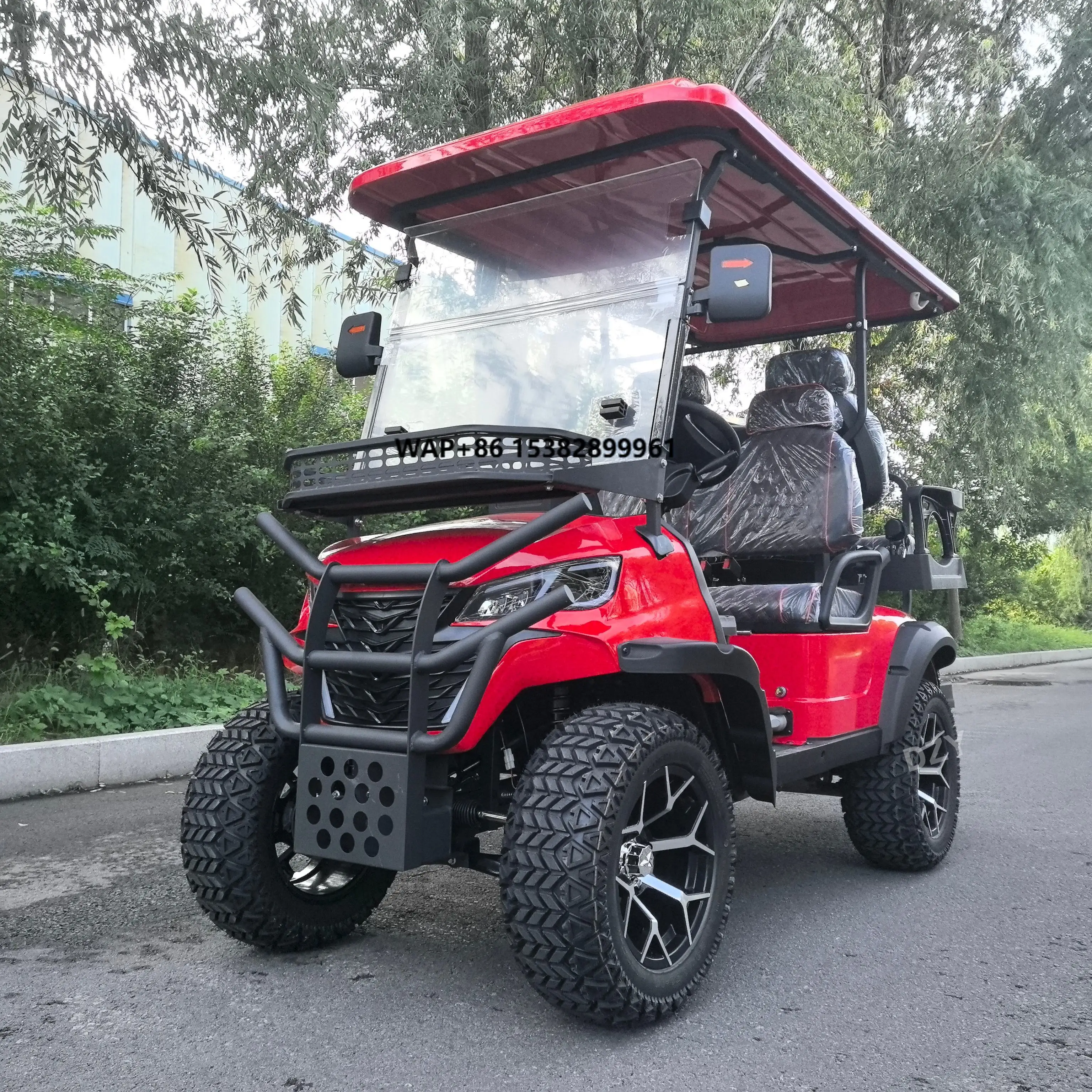 

Manufacturer's Electric Golf Cart Sightseeing Vehicle, Solar-powered Golf Course Clubhouse Reception Area Vehiclegolf Buggy