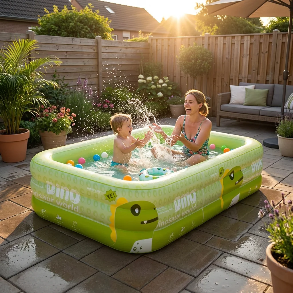 Kolam Renang Tiup Keluarga 1-8 - Baby Products For Summer ulasan dan harga