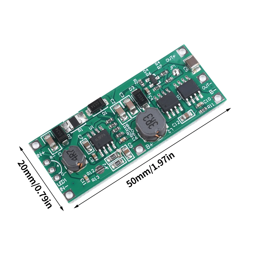 Charging Step Up Booster Module DC 5V-12V To 9V/12V For 18650 Lithium Battery UPS Voltage Protection Converter Charge Discharge