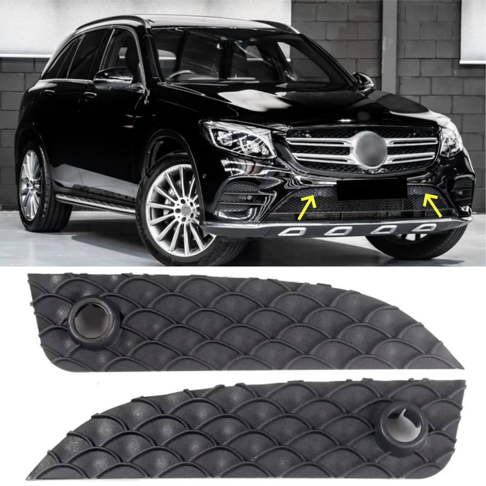 Front Lower Centre Grille Cover A2538855100 A2538855200 For Mercedes-Benz X253 GLC253 2016-2019