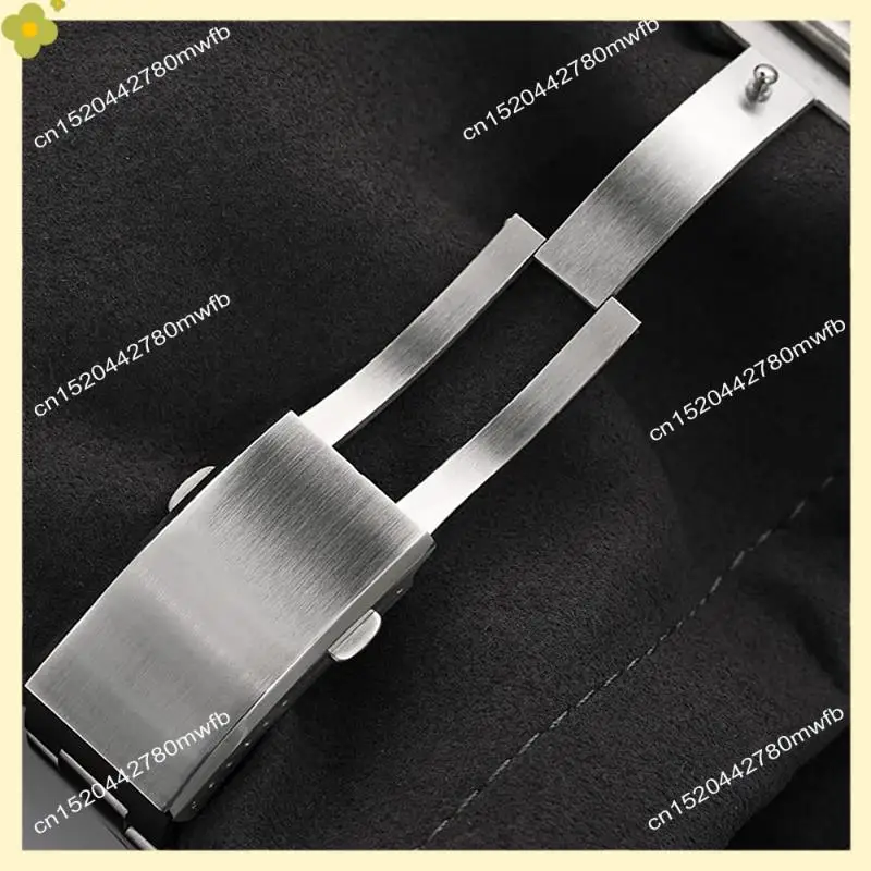 LDHL Watch Buckle Fold Safety Milled Clasp Replacement Stainless Steel Watchband Clasp
