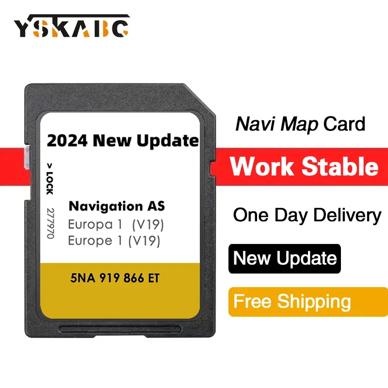 5NA919866ET Speicherkarte SD Card Europa V19 Navigations system 2024 Update Navi New for Discover Media System AS