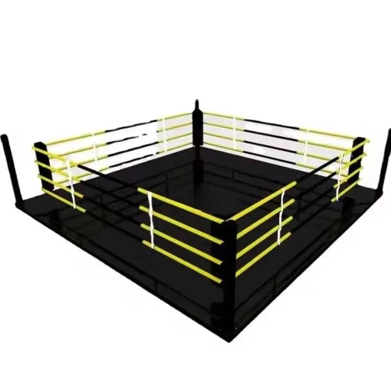 Competition And Training Boxing Ring Special Fighting Design Stable Floor Base Ideal For Sparring Practice Sessions