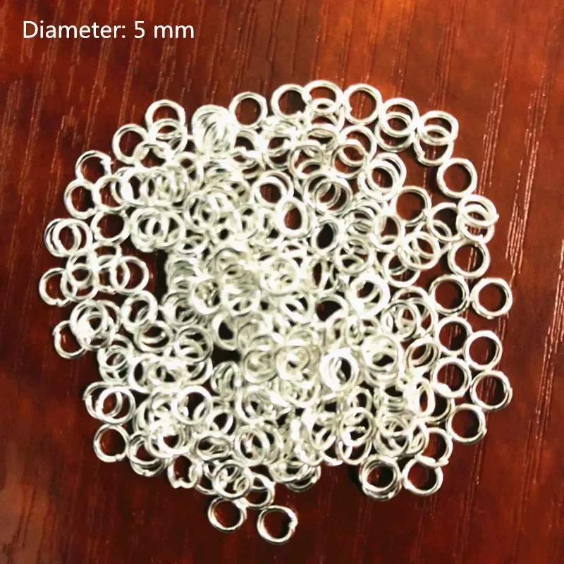 500pcs Sterling Silver Open Jump Ring Silver Components DIY Jewelry 925 silver findings opening rings