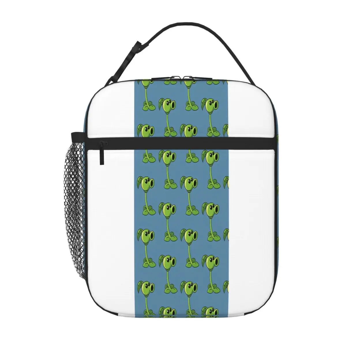 Bestselling Plants Vs Zombies Peashooter Letter Print Snack Bag Preschool Lunch Meal Bag