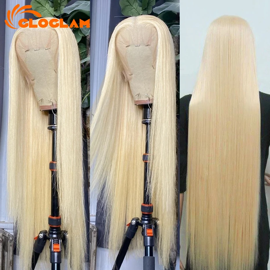 Straight 220 Density 13x4 13x6 360 Lace Front Wig Human Hair Pre Plucked