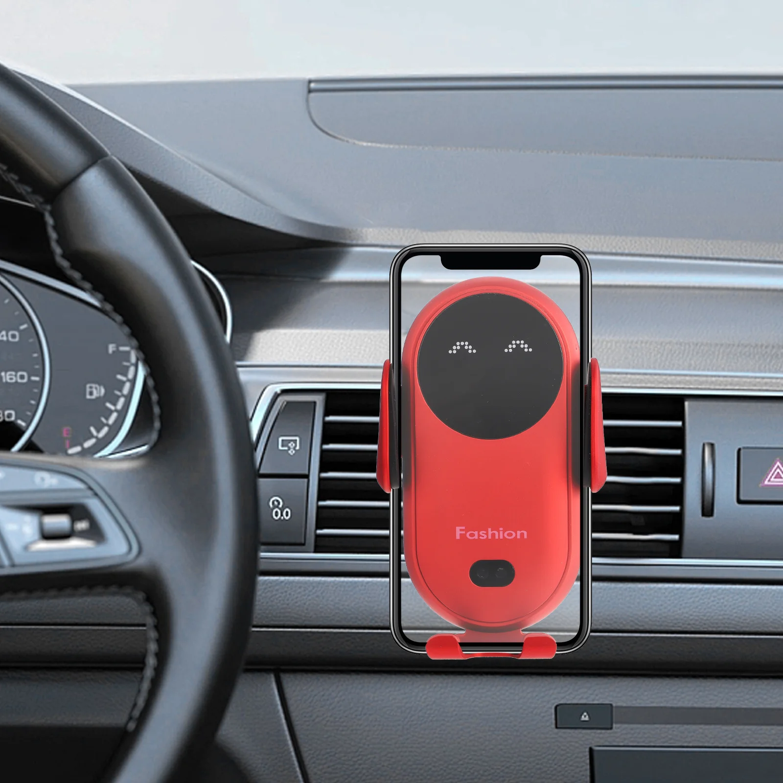 

Wireless Car 10W Car Air Vent Phone Holder Gravity Mount Rotatable 360 Degree Air Outlet Phone Stand Universal Fit