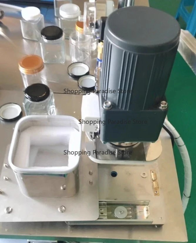 Electric Manual Vacuum Sealing Machine for Food Glass Bottles Canned Chili Sauce Durable Wood Packaging Material Cap Capper