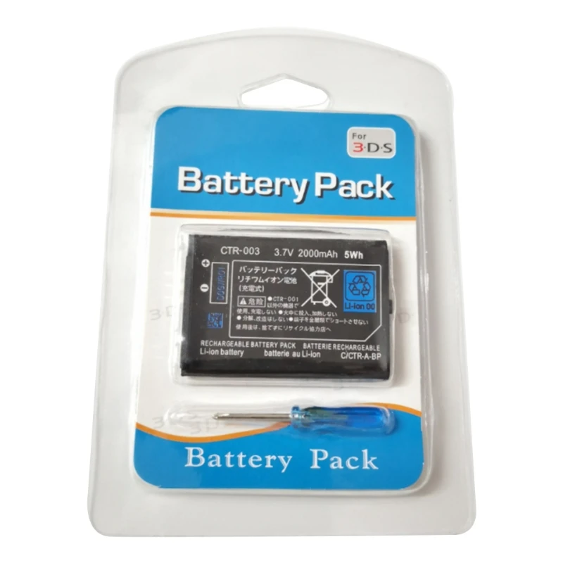 Rechargeable Lithium-ion Battery Pack for GBA SP, 3.7V, 850mAh, Comes with Screwdriver image 3