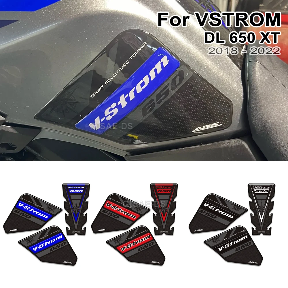 

For Suzuki V STROM VSTROM DL 650 XT 650XT Tank Pad TankPad Protection Stickers Fuel Oil Kit Adventure 2018 2019 2020 2021 2022