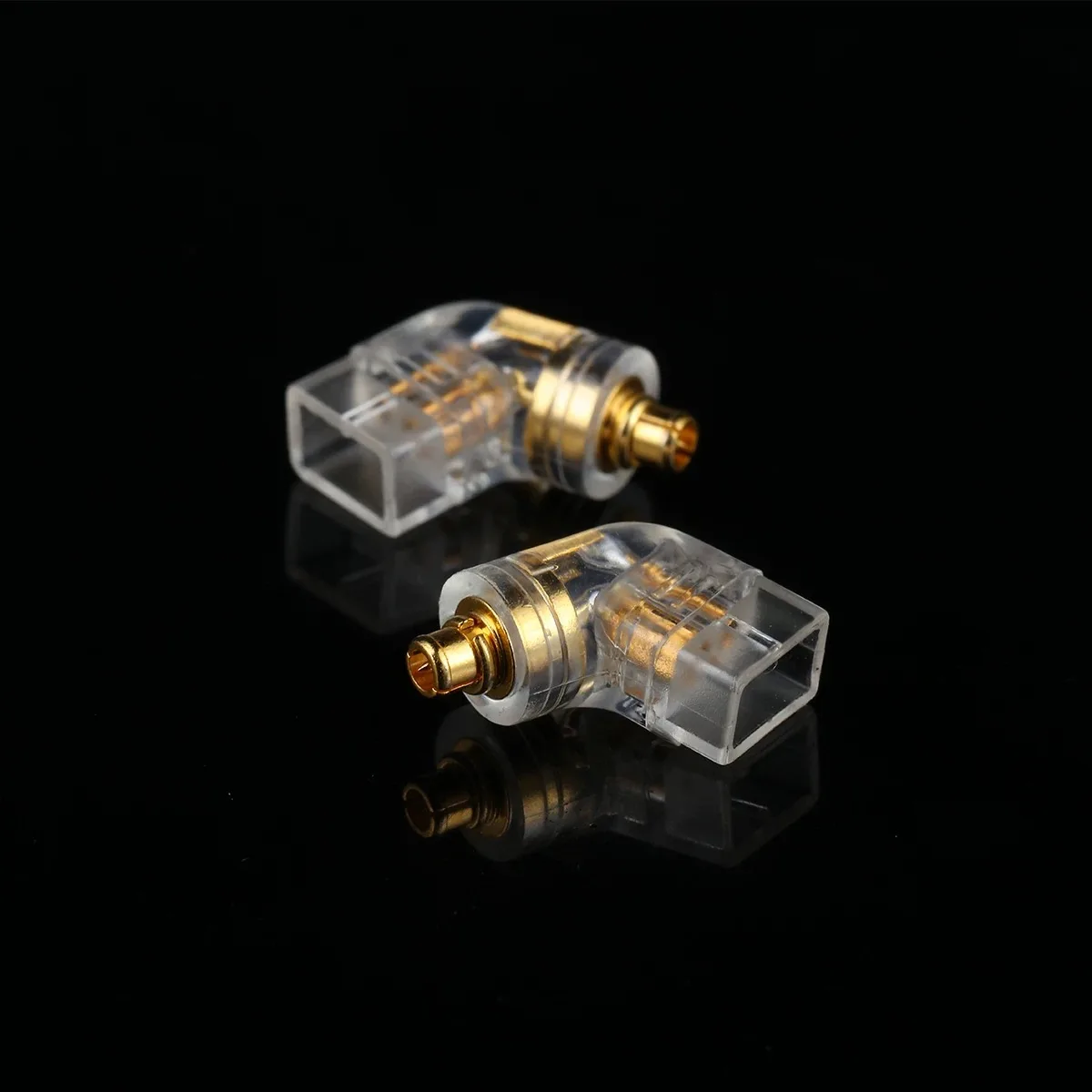 1 Pair Earphone Jack Adpter MMCX 2Pin 0.78mm Flat Female Converter Groove 2Pin To MMCX Adapter MMCX TO 2Pin Adapter