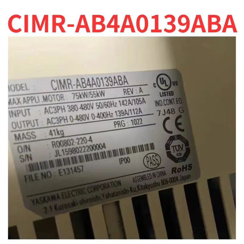 

90% new CIMR-AB4A0139ABA frequency converter tested OK