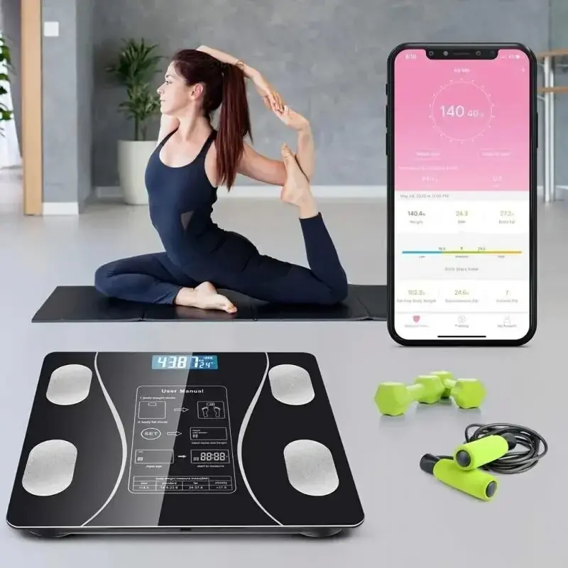 NEW special electronic scale for body management and fat loss, smart mode, Bluetooth connection Weight scale without deviation