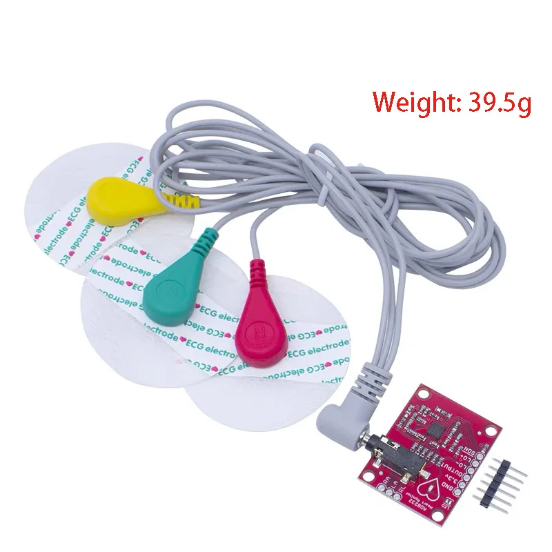 1PCS ECG AD8232 Pulse Heart ECG Kit Compatible with Duinofun Dev Boards