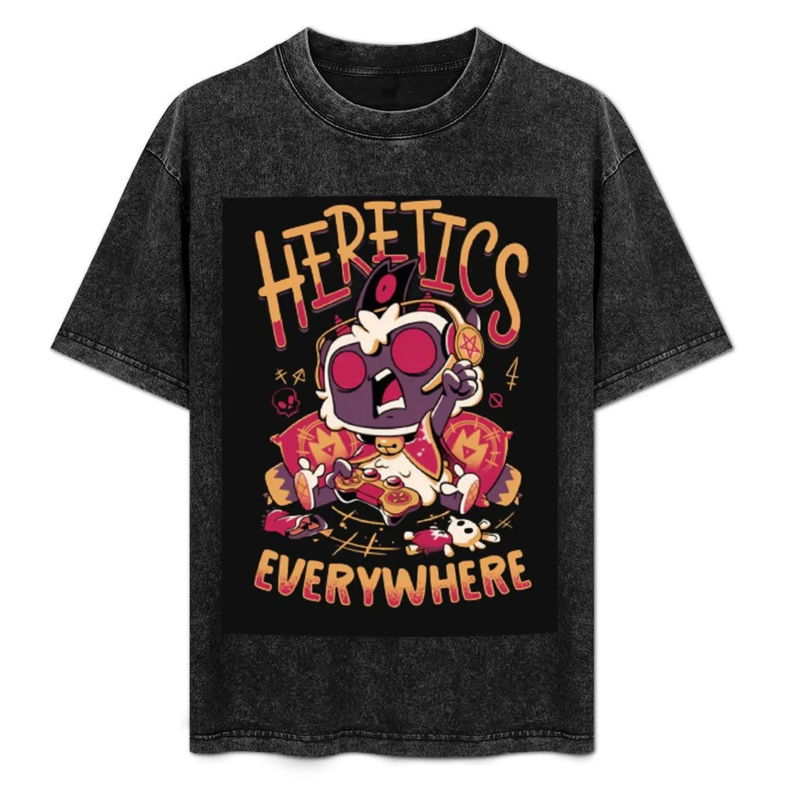 

Cult Of The Lamb T-Shirt Fashion Pattern Printed Tee Shirt