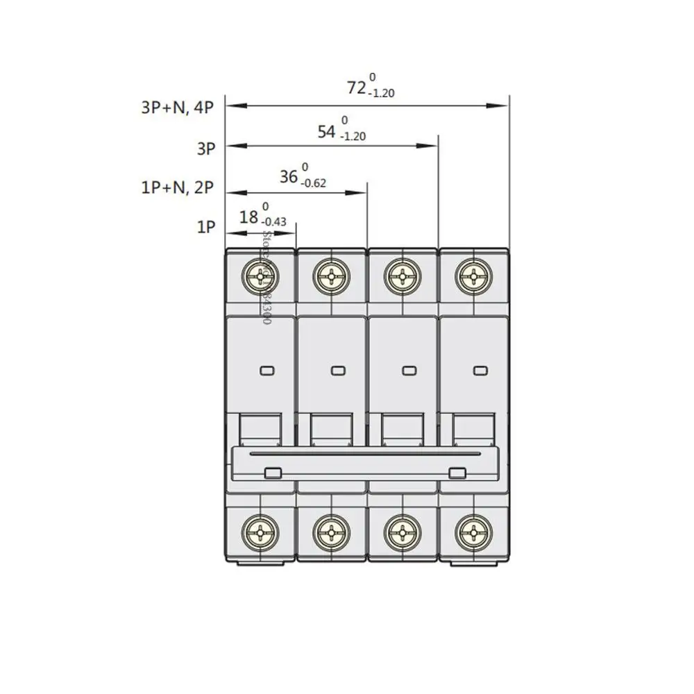 CHINT NXB-63 DZ30 DZ40 EPN DPN TPN 1P 2P 3P 4P AC 230/400V Circuit Breaker MCB DIN Rail Mounting Miniature Household Air Switch