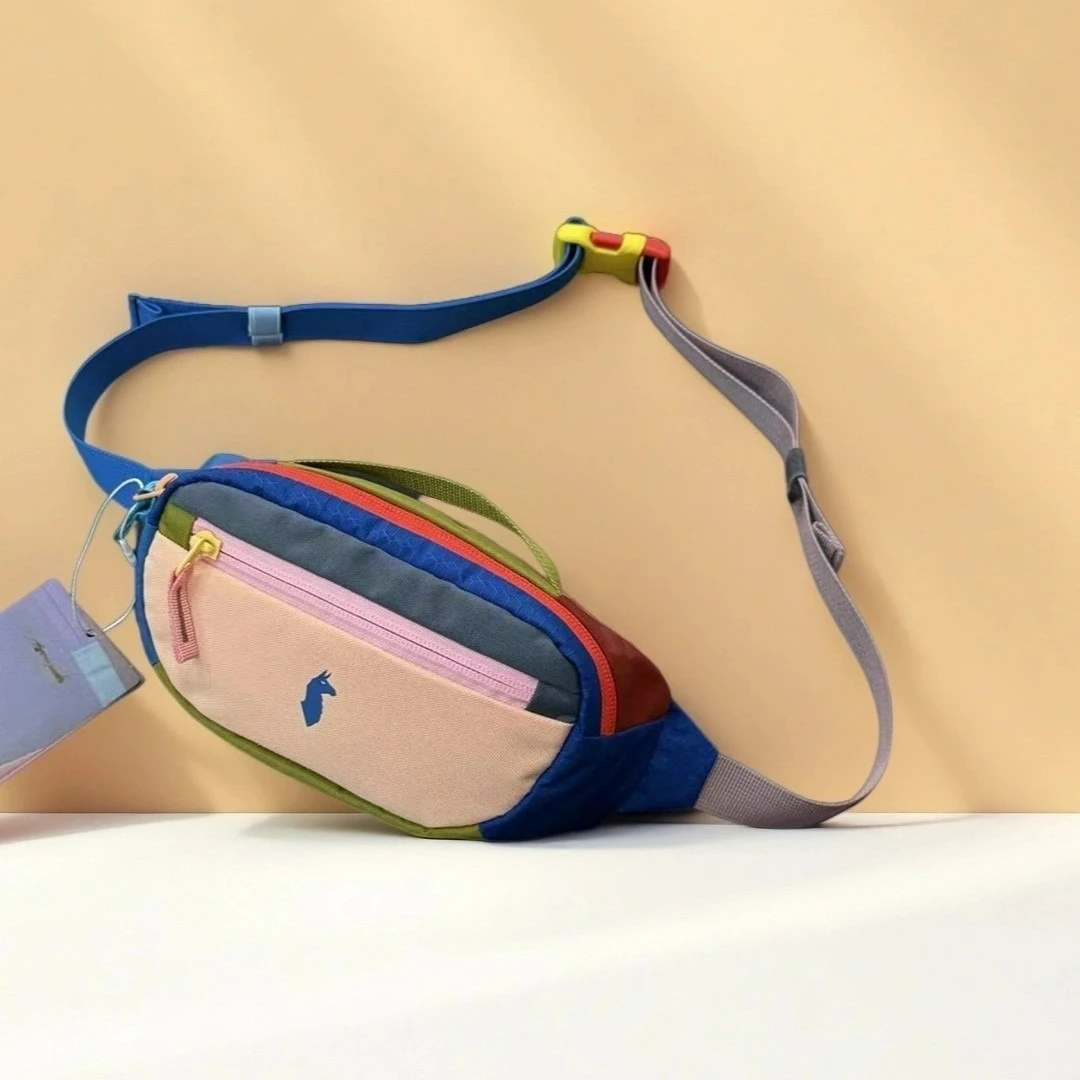 2026 حقيبة كروس جديدة وحزام حقيبة خارجية بألواح متباينة الألوان حقيبة خصر للسفر #3