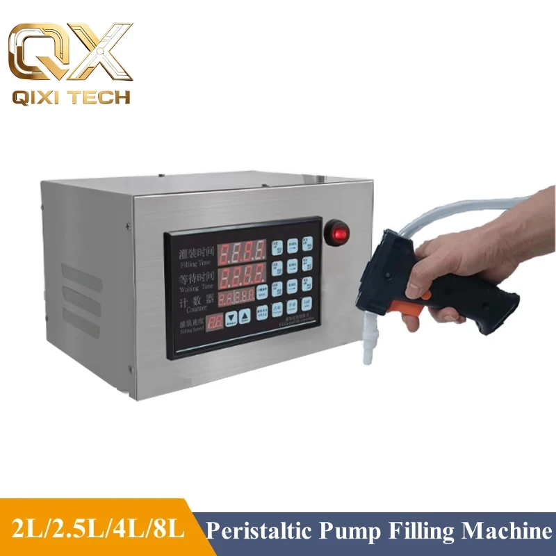 Handheld pinhole filling machine, small bottle mouth automatic liquid filling machine, essential oil filling machine