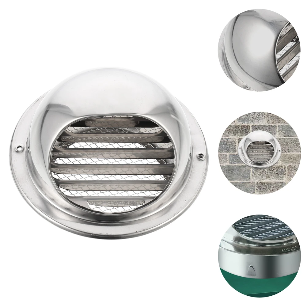 

Stainless Steel Chimney Pipe Vent Cover Windproof Rainproof Protector Outlet Cap For Exhaust Excellent Performance