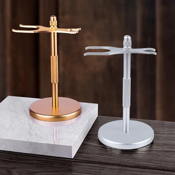 תושבת אחסון למכונת גילוח בטיחותית לגברים באיכות גבוהה, מברשת גילוח ידנית מסגסוגת זינק