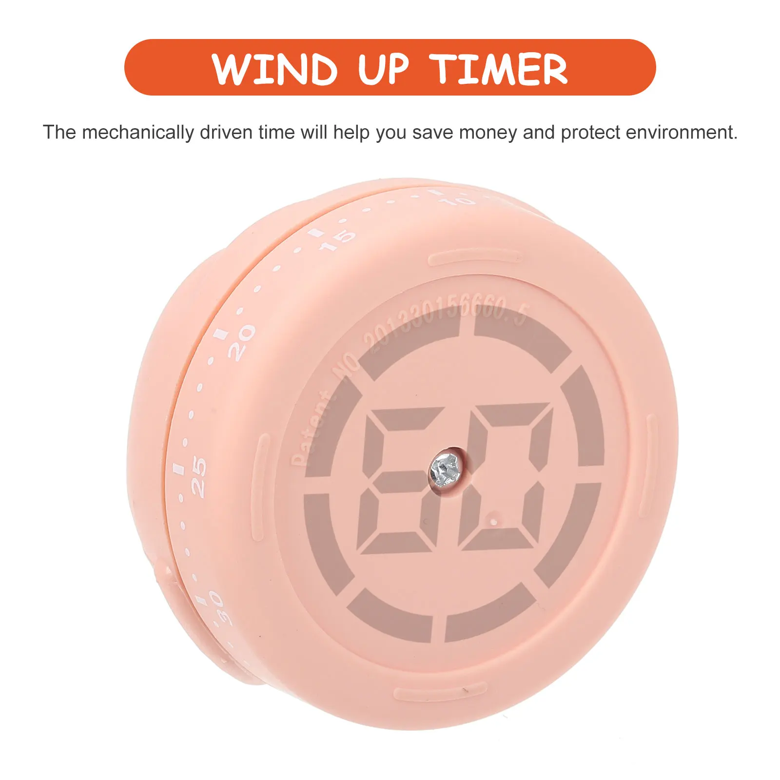 

1Pcs Kitchen Timer Mechanical Cartoon Cat Shape Plastic Cooking Countdown Timer Baking Reminder Household Time Manager