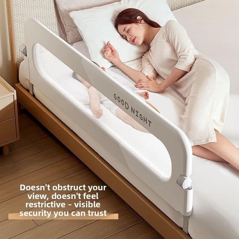 Valla para cama de bebé, riel protector anticaída, deflector lateral para cama, barandilla de seguridad plegable elevada para niños, barrera para cuna infantil