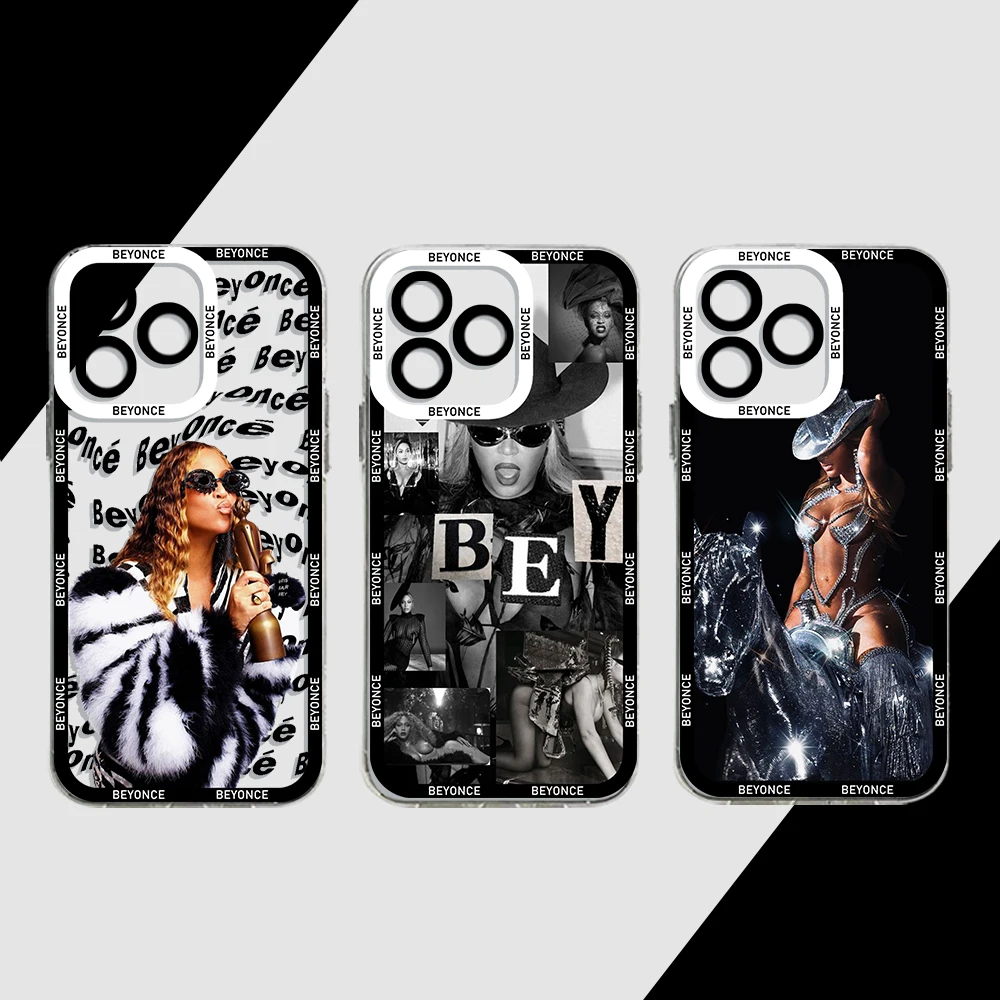 Beyonces Renaissance Singer Phone Case For iPhone 15 14 13 12 11 Mini Pro Max X XR 7 8 Plus Transparent Cover