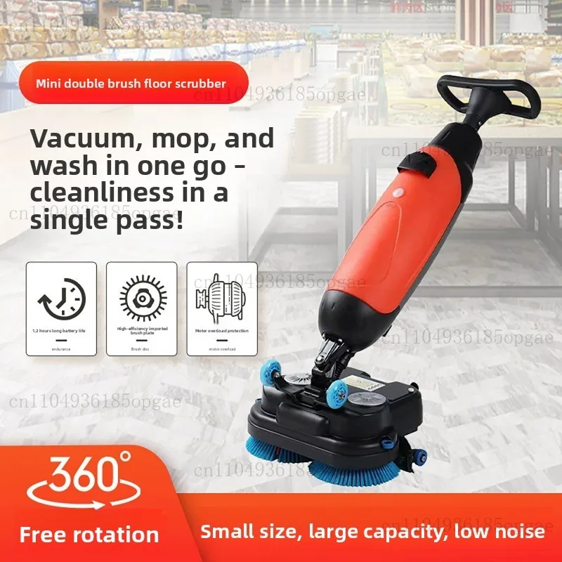 Kleine Handschub-Doppelbürste Mini-Waschmaschine Waschen Drag Saug drei in einer Wischmaschine