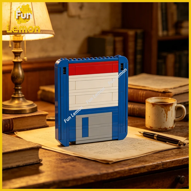 

Symbol Style Save Icon Building Blocks, Innovative MOC Design, Fine Finished Bricks Craft, Perfect for Personal Collection
