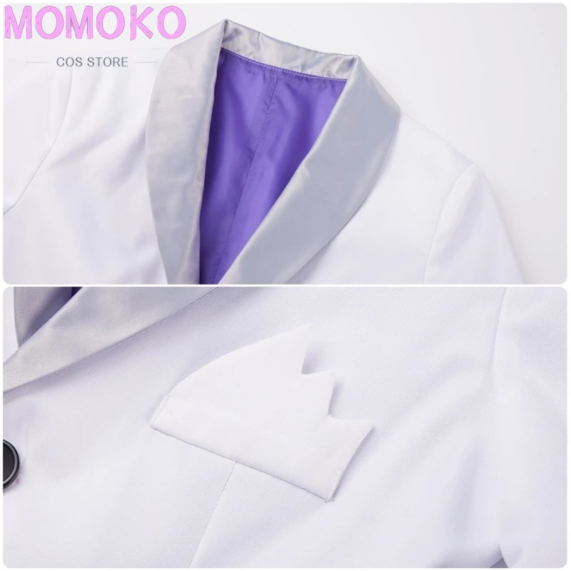 Anime BSD 4th Sigma Cosplay Costume Uniform Suit with Tie Halloween Christmas Party Outfit for Men Women