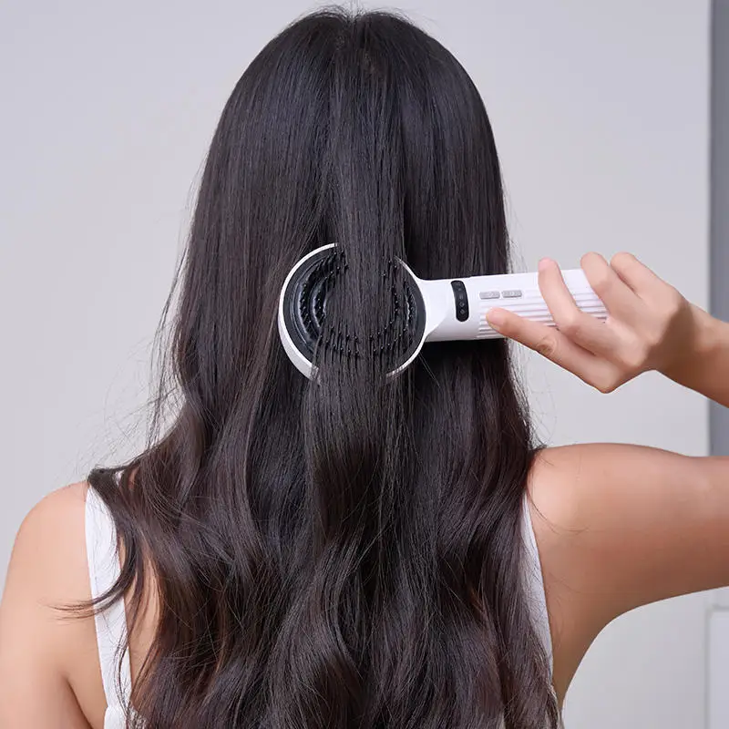 Scalp Massage Comb 2 Head Massager Red Light Electric Automatic Kneading and Unclogging Meridians and Nourishing Hair Comb
